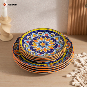 Platos y Vajilla de Porcelana Bohemia con Diseño Floral, Plato de Sopa de Cerámica a Precio Económico al por Mayor - Product Image 4