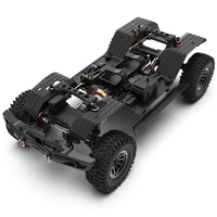 Coche Teledirigido RLAARLO MK07 Escala 1:7 de Alta Resistencia para Todoterreno, con Selección de 4WD/2WD, Bloqueos Diferenciales de Dirección Avanzados y Construcción Duradera