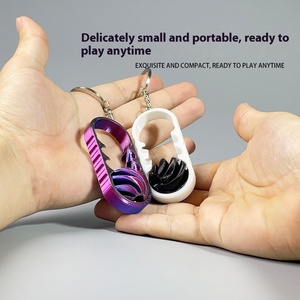 3D Printed Spiral 3D Structure Ornament Two-Color Toy Cross-Border Stress Relief <b>Fidget</b> Plastic Model - Product Image 4