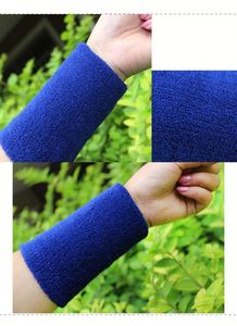 Bandeau de poignet en coton respirant et flexible pour hommes et femmes, avec fermeture auto-agrippante, équipement de protection sportive d'été pour le basketball - Product Image 5
