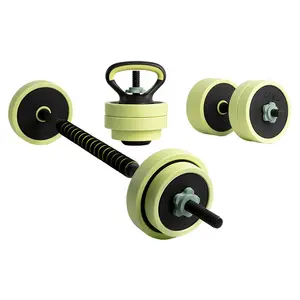 EOAT Haltère + haltère + roue ventrale + kettlebell + Push-up combinaisons multiples équipement de fitness produits de musculation