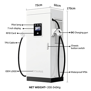 Station <span class=keywords><strong>de</strong></span> recharge rapide pour voitures électriques publiques, 120 kW, 240 kW, CCS, GBT, Chademo, DC, pour autoroute, avec courant réglable - Product Image 2