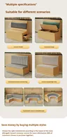 Banquette murale moderne et simple en PVC avec rembourrage en mousse, mobilier commercial pour restaurants, idéal pour barbecue, hot pot et café