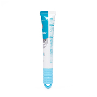 Tubes de rouge à lèvres compressibles en gros, contenants personnalisés pour brillant à lèvres avec couvercle porte-clés