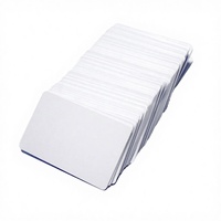 Film d'impression numérique magnétique en PVC imprimable, laminé, 85,5x54x0,76 mm, carte d'identité scolaire, plastique blanc vierge, carte personnalisée