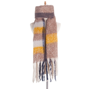 Écharpe en <span class=keywords><strong>laine</strong></span> à <span class=keywords><strong>tricoter</strong></span> de luxe <span class=keywords><strong>pour</strong></span> femmes et hommes, étoles d'hiver, écharpe solide à pampilles <span class=keywords><strong>pour</strong></span> dames, écharpe tissée de grande taille, teinte unie, vente en gros - Product Image 6