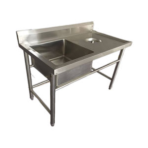 Victory Commercial en acier inoxydable Double bol évier de cuisine égouttoir équipement de restauration pour hôtels restaurants malaisie - Product Image 5