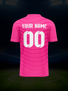 Kaos Klub Sepak Bola Kustom Pendek Bernapas Perlindungan UV Cepat Kering Poliester Sublimasi 3D Bordir Nama Nomor Warna Tim - Product Image 6