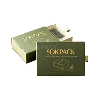 Boîte d'emballage de chocolat avec tiroir coulissant personnalisé, boîte cadeau en carton rigide recyclable de luxe premium à 9 compartiments pour bonbons sucrés