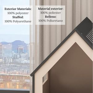Kare Eko Dostu Evcil Hayvan Kafesi Ahşap Görünümlü Ayrılabilir İç Mekan Kediler ve Küçük Köpekler İçin - Product Image 3