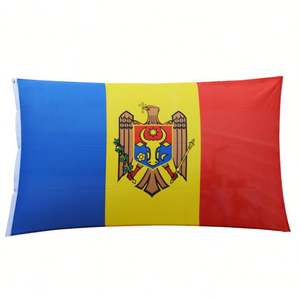 Vente en gros 100% Polyester Moldavie Drapeau de haute qualité sur mesure par le fabricant - Product Image 1