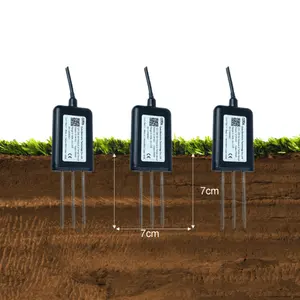 CDT-22B High Accuracy 316L Agriculture RS485 Output Soil Moisture Temperature Humidity Sensor Probe Meter For Greenhouse