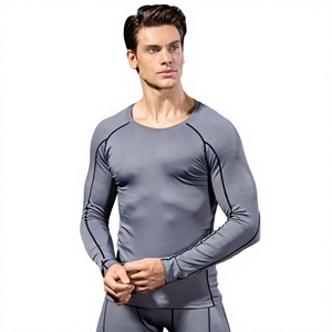 Camiseta de Compresión Deportiva para Hombre, Personalizada al por Mayor, Antibacteriana, Transpirable, de Secado Rápido, Manga Larga, para Running, Fitness y Protección contra Rozaduras - Product Image 6