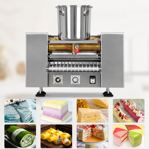 Machine automatique professionnelle pour la fabrication de crêpes et mini-crêpes, idéale pour les gâteaux d'anniversaire, les crêpes au durian et à la mangue - Product Image 1