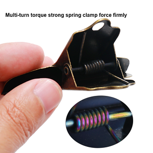 Weisita ヴィンテージスタイル オーバーサイズ メタルバインダークリップ ステンレススチール製 ドローイングマウンテンチケットフォルダー 75mm 非磁性 - Product Image 3