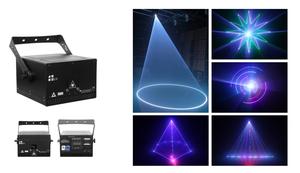 10W फुल-रंग एनीमेशन सूखी बर्फ लेजर बर्फ मशीन सपनों के लिए रोमांटिक रात पार्टी - Product Image 2