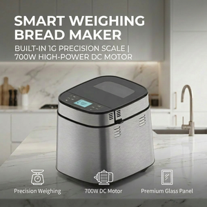 เครื่องทำขนมปังอัตโนมัติ Shinechef รุ่น SC-3206 สมาร์ท 25 เมนู พร้อมเครื่องชั่งดิจิตอลในตัว และตัวจ่ายผลไม้และธัญพืชอัตโนมัติ - Product Image 1