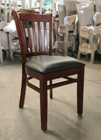 Chaise de Restaurant Moderne en Hêtre Massif Fini Noyer pour Dîner et Hôtel – Mobilier de Café en Gros – Chaises pour Usage en Café