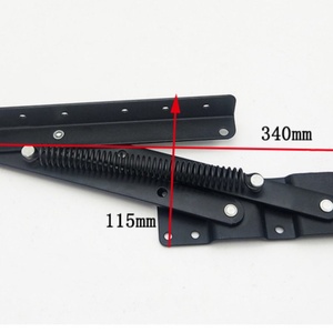 High Quality Iron Modern Small <b>Bed</b> Box Triangle Spring Hinge for <b>Sofa</b> <b>Bed</b> Apartment Living Room Screw-On - Product Image 5