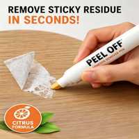 Stylo marqueur dissolvant d'adhésif Bview Art, nettoyant efficace pour résidus d'autocollants et de rubans, non toxique EN71 ASTM D4236