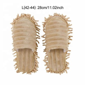 <span class=keywords><strong>S</strong></span>/<span class=keywords><strong>M</strong></span>/<span class=keywords><strong>L</strong></span> 2 unids/par Calcetines antideslizantes para pies de suelo perezoso zapatos mopa zapatillas pulido rápido limpieza polvo herramientas de cocina suministros de baño - Product Image 3