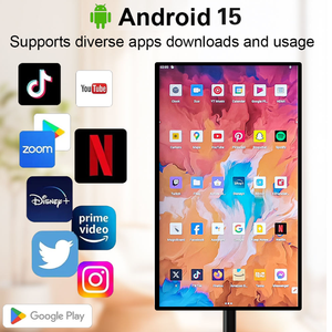 Tablet PC per Intrattenimento e Apprendimento con Android 15, <span class=keywords><strong>3</strong></span>+64GB, Schermo Touch da 21,5 Pollici, TV Integrata - Product Image 6