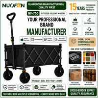 Chariot de camping portable NF-750, matériaux de qualité supérieure, tissu Oxford 600D double couche, pliable, multifonctionnel