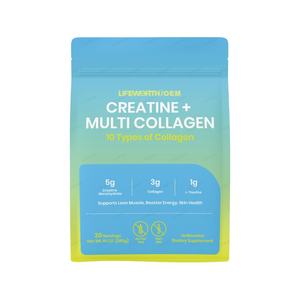 Lifeworth Creatina Monohidrato en Polvo con BCAA, Mioinositol, Colágeno, Biotina, Ácido Hialurónico, Folato, L-<span class=keywords><strong>Glutamina</strong></span>, Vitamina D3, Hierro y <span class=keywords><strong>Zinc</strong></span> - Product Image 1