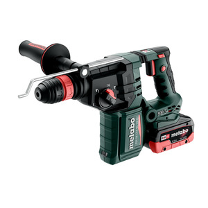 สว่านโรตารี่ไร้สาย Metabo Kh 18 Ltx Bl 28 Q 18V พร้อมแบตเตอรี่ 5.5Ah สำหรับเจาะและสกัด - Product Image 1