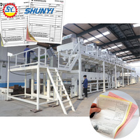 Máquina Multifunción Eléctrica Automática para Recubrimiento de Papel NCR con Control PLC, Motor y Rodamientos para Formularios de Pedido de Papel Autocopiativo de Madera