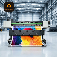 Printer Inkjet Eco Solvent 150kg Berat Bersih Tegangan 220V Warna CMYK Peralatan Pencetak Flex Banner Roll to Roll