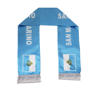 Nuevo producto, bufandas características de <span class=keywords><strong>San</strong></span> Marino para fanáticos y seguidores, bufandas personalizadas con bandera del Club - Product Image 4