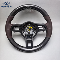 Volant de direction PDK en cuir et fibre de carbone personnalisé en stock pour Porsche 911 997.2 Carrera Carrera S Plug & Play Luxe
