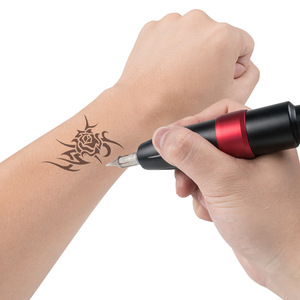 Máquina de tatuaje rotativa tipo pluma con abrazadera para tatuajes profesionales de arte corporal - Product Image 3