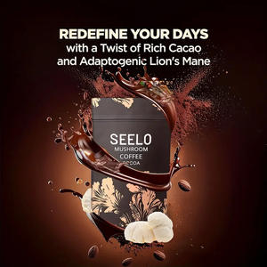 Label pribadi 10 satu campuran jamur bubuk kopi Reishi singa sure naik jamur Protein tinggi kopi untuk gaya hidup aktif - Product Image 2