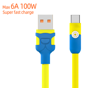 La línea de datos del teléfono móvil de carga súper rápida tipo C max 100W 6A es adecuada para teléfonos IOS Android - Product Image 3