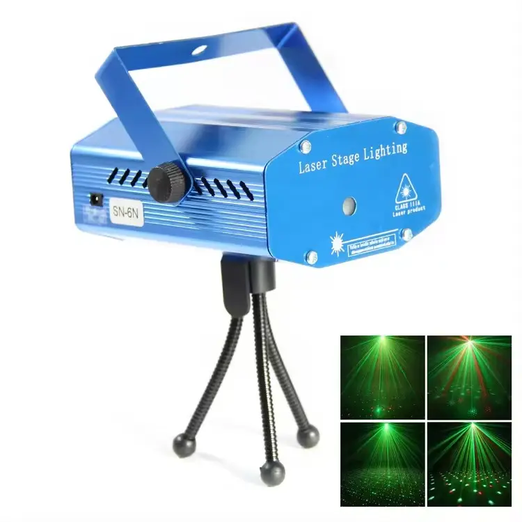 Mini Dj Disco Rgb Party Outdoor Ster Geluid Geactiveerd Kerstvakantie Home Laserpodiumverlichting