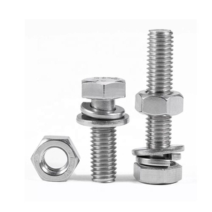 น็อตหัวหกเหลี่ยมสแตนเลสพร้อมแหวนรอง คลาส <span class=keywords><strong>8</strong></span> เกลียว UNF 1 ตัว - Product Image 3