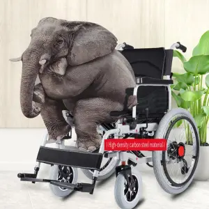 Hợp kim magiê PU lốp xe lăn điện di động có thể gập lại xe lăn điện cho người khuyết tật
