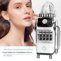 Appareil professionnel de gestion cutanée hydro-oxygène complet pour l'esthétique, machine d'hydratation faciale et de nettoyage des pores