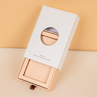 Boîte coulissante rectangulaire en bois d'agar, fabricant sur mesure ; logo estampé à chaud sur papier écologique, impression offset pour bijoux et montres