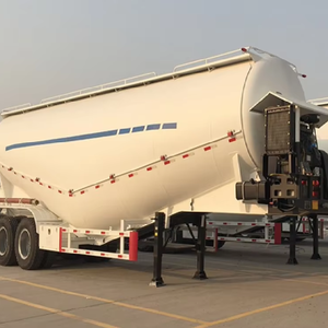 Remolque Cisterna para Cemento de 3 Ejes y 40cbm, Precio Económico de Fábrica China, Camión Cisterna para Transporte de Cemento en Polvo - Product Image 1