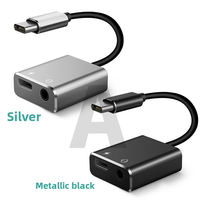Typ-C zu 3,5mm Audio-Adapter mit PD-Ladefunktion USB-C Kopfhöreranschluss Konverter Plug-and-Play