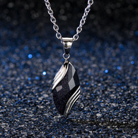 Pendentif à énergie scalaire quantique de conception simple couleur argent collier de bijoux de haute qualité