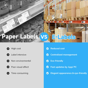 Etiqueta Electrónica de Precio Digital MinewTag STag29AB de 2.9 Pulgadas, 2 Colores (Blanco y Negro), con Botón de Actualización Rápida, para Recolección en Almacén (PTL) - Product Image 6