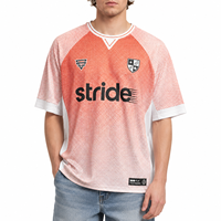 Maillot de football à motif à carreaux gris avec logo de marque imprimé par sublimation, col polo personnalisé, maillot de football de haute qualité
