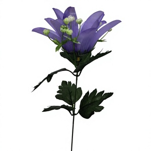 F0005/10 : Dahlia artificiel de haute qualité avec 10 têtes, fleurs artificielles de 20 pouces de hauteur <span class=keywords><strong>pour</strong></span> mariage, hôtel et décoration intérieure - Product Image 4