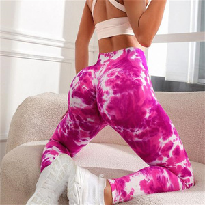 T-shirts courts moulants pour femmes à dos évidé et col rond, et leggings de yoga taille haute à effet push-up, séchage rapide, pour le <span class=keywords><strong>sport</strong></span> et le fitness - Product Image 2