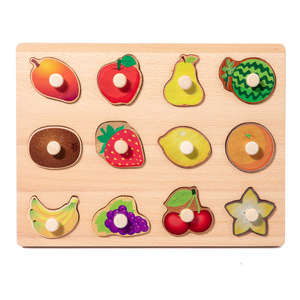 Juego de Bloques de Construcción de Madera Maciza con Temática de Animales y Naturaleza para Educación Temprana Montessori, 40 Piezas, Reconocimiento de Formas, Geometría, Rompecabezas - Product Image 6