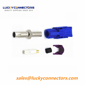 Conector Hembra en Ángulo Fakra HSD LVDS de 4 Pines RF de Cobre para Crimpado, Código C 6A SMB PCB para <span class=keywords><strong>Dacar</strong></span> 535 4 polos - Product Image 3